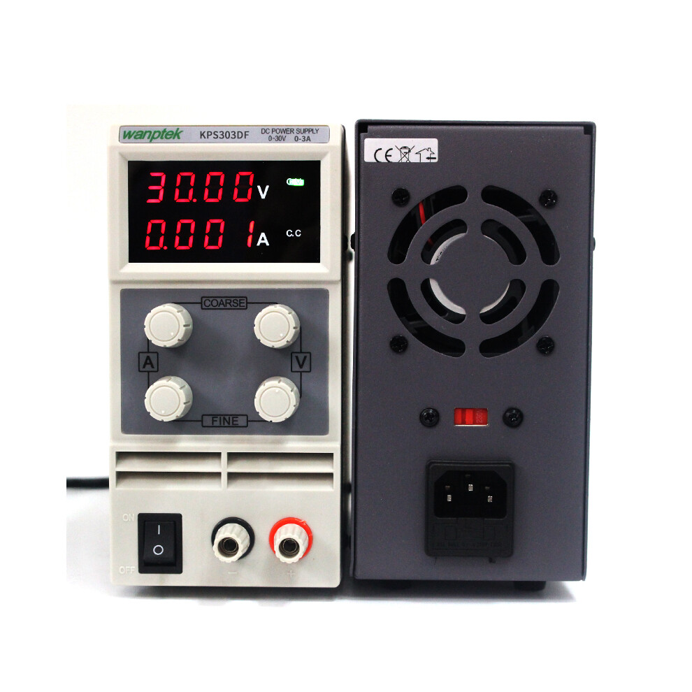 Wanptek Kps303df 0-30V 0-3A 110V/220V 4 Digits Adjustable Dc Power Supply Regulated Switching Power Supply 6900274063319
