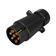 Adattatore connettore a 7 pin presa rimorchio 12V gancio traino convertitore electric tipo N impermeabile