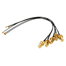 Mini RP - SMA naar IPX Pigtail Antenne WiFi Kabel Jack Mannelijk SMA naar IPX Verlengkabel Connectorlijn