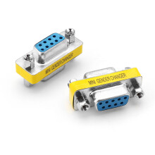 10 stuks DB9 mini gender changer adapter vrouwelijke naar vrouwelijke plugadapter connectors