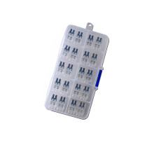 20Pz H-512 Blocco Terminale Universale a 2 Pin Connettori Rapidi per Filo Connettore Compatto