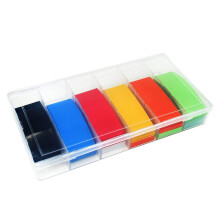 280 Stück 8 Farben 29. 5 mm 18. 5 mm PVC Schrumpfschlauch für 18650 Batterierohr Schrumpffolie Sortiment Set
