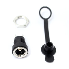 1PC Spina di alimentazione a pannello impermeabile 3A 5.5x2.5mm con connettore jack DC
