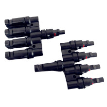 MC4 T - type 4 Tak Vijfweg Parallel Connector Zonnepaneel Adapter Fotovoltaïsche Connector