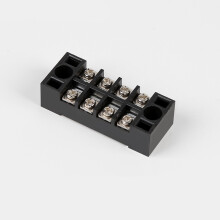 TB1504/1505/1506/1508/1510/1512 Blocco Terminale 4-12P 600V 25A a Doppia Riga Blocco Barriera Striscia Terminale a Vite