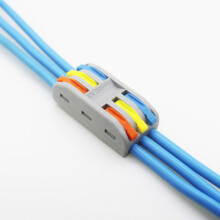 PCT-3 Connettore di docking colorato a 3 pin Blocchi terminali elettrici Connettore universale per cavi elettrici
