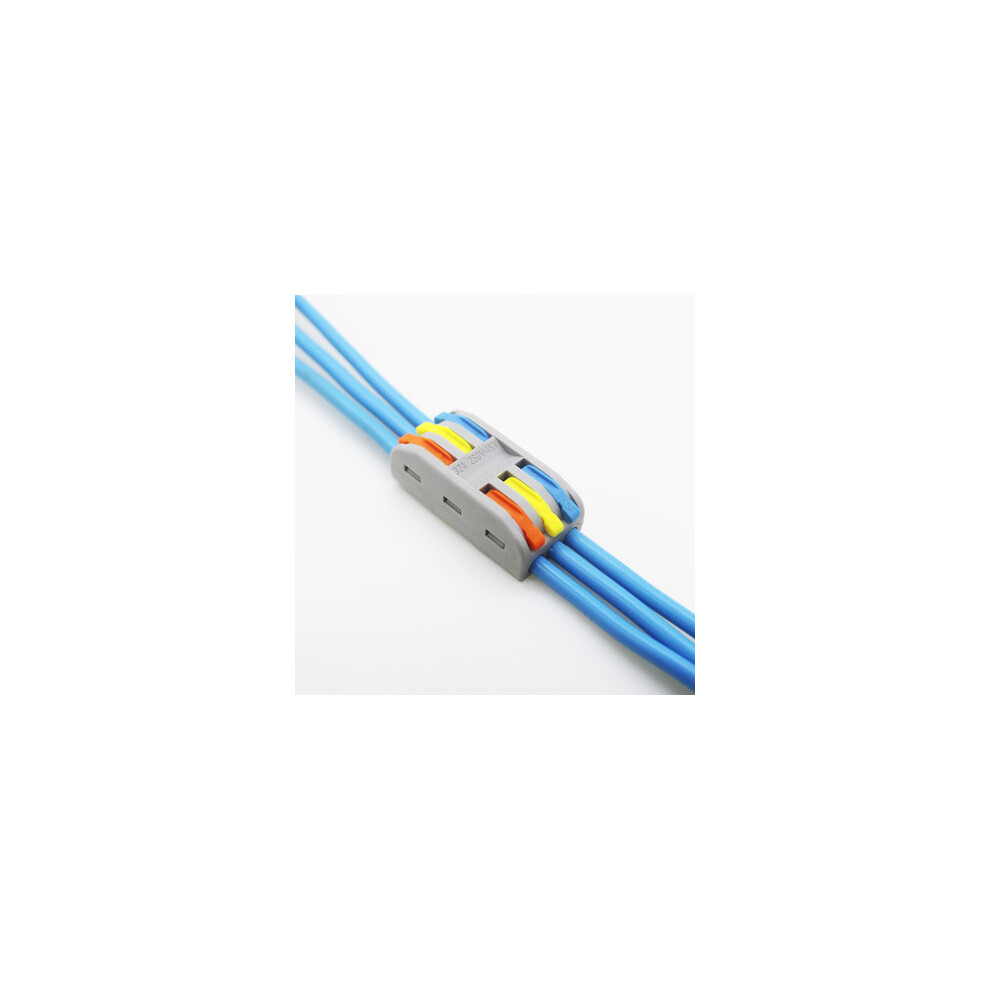 Pct-3 3Pin Colorful Docking Connector Electrical Connectors Wire Terminal Block Universal Electrical Wire Connector 6901250298978