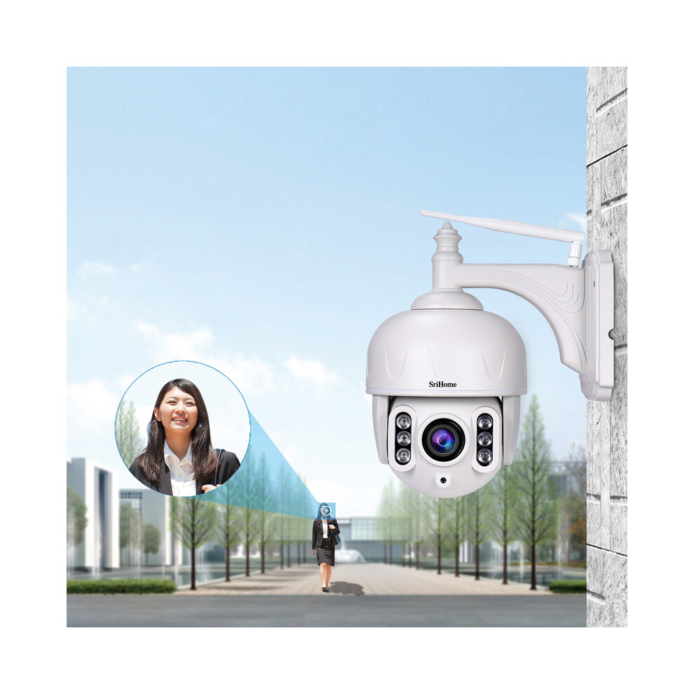 Sricam Sh028 Hd 2.0Mp 1080P 5X Zoom Dome Ip Camera P2p Wireless Surveillance Cctv Camera 360 Degree Wifi Ptz Outdoor Waterproof 6901251354277