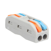20Pz PCT-2 Connettore Docking Colorato a 2 Pin Connettori Elettrici Blocco Terminale Filo Connettore Universale per Cavi Elettrici