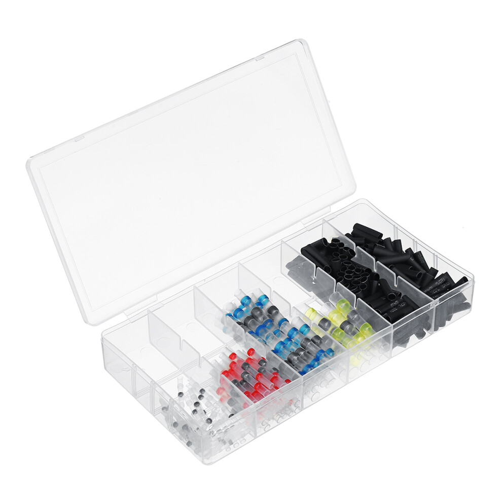 250 Pcs Heat Shrink Butt Terminals Solder Seal Sleeve Wire Connector Waterproof Wire Connector Terminal 6901251286813