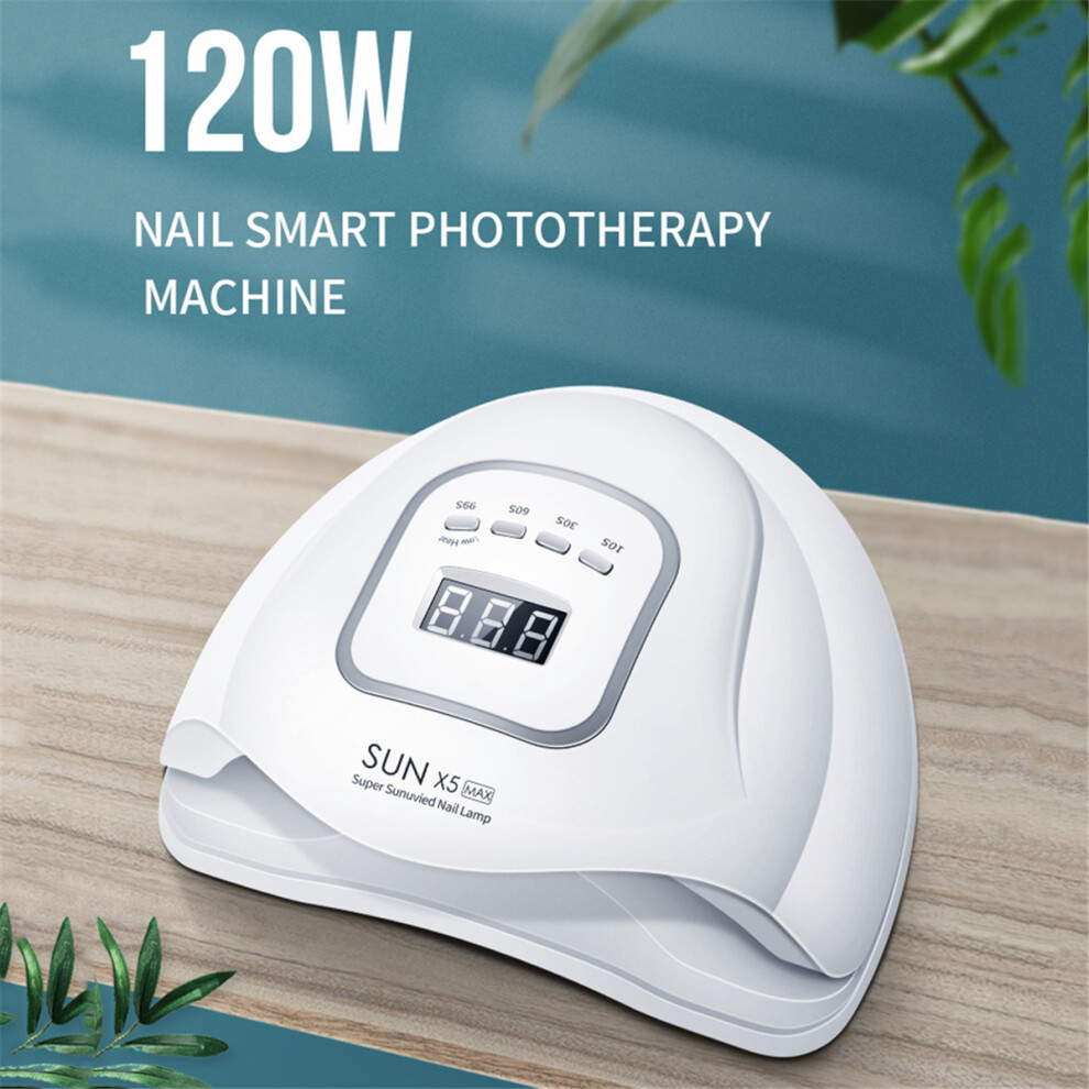 Light Sun X5 Max 120W Professional Smart 45 Led Uv Nail Lamp Nail Dryer With Timer