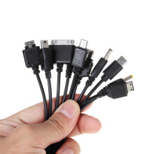 10 In 1 Cavo Dati Multi USB Adattatore Caricatore Universale Filo per Pannello Solare