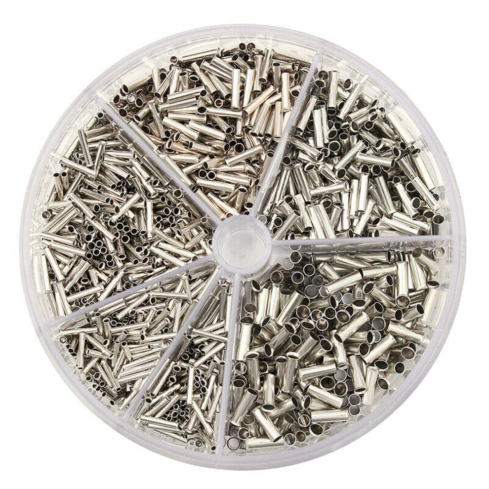 1900Pcs Insulated Cord Pin End Terminal Copper Crimp Wire Connector Terminal 0.5Mm-2.5Mm 692624051317