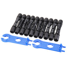 10 Paare x Stecker 1 Paar Schraubenschlüssel männlich/weiblich 30A 10/12/14AWG Kabelstecker Solarpanel-Systemversorgung