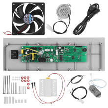 Componenti di ricambio per incubatore automatico fai-da-te controller di temperatura delle uova con sensori set combinato di ventilatori per in