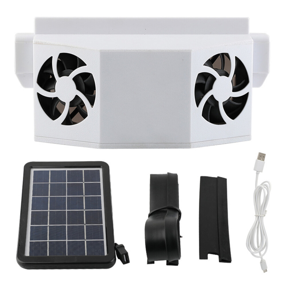 Car Air Conditioner Quiet Solar Cooling Fan Cooler Exhaust For Auto Truck Vehicle 6466564960268