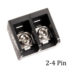 10 Pezzi 2-4 Pin 8.25 mm Blocchi di Terminale a Vite Barriera Connettori Neri
