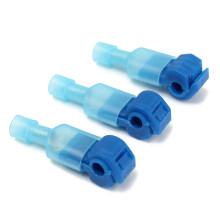 Excellway TC01 50 pezzi Set di terminali a innesto rapido blue e connettori a paletta femmina