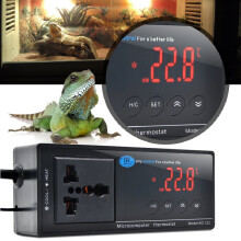Controllore di temperatura digitale a LED Termostato per acquario rettile 110/220V