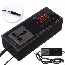 220V Termostato Digitale Controllore di Temperatura Presa per Serbatoio di Acquario per Rettili