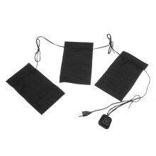 5V 2A 8.5W Elektrische Verwarmingskussens 3 Kussens Waterdichte Verwarmingsdoek Kussenset
