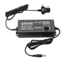 Excellway 9-24V 3A 72W Adattatore AC/DC Display Adattabile Alimentatore Switching Regolabile UK