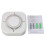 DC 9V 360 Wireless Smoke Detector Fire Alarm Sensor Home Security System Cordless 8