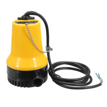 Pompa sommersa mini DC 24V 50W pompa electric immersibile pompa di sentina per acqua pulita e sporca piscina stagno.