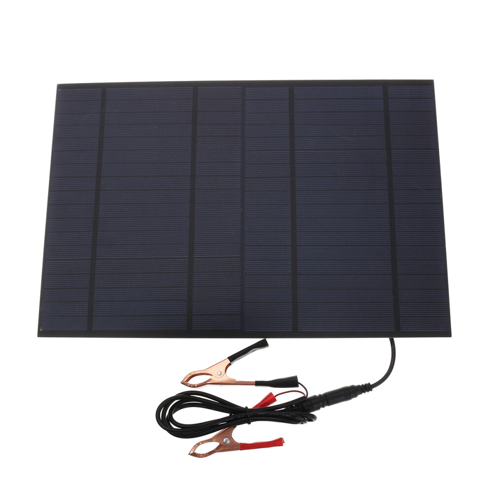 10W 18V Solar Panel Module Battery Charger Power Charging For Rv Boat Car Home 6900619431889