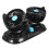12V Adjustable Double 360 Degrees Mini Oscillating Fan Rotation Cooling Fan Air Conditioner 8
