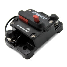 Interruttore automatico impermeabile 12V 24V 60A-200A AMP per doppia batteria fusibile a ripristino manual