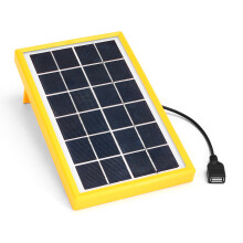 3W 5V Pannello Solare Policristallino portable Modulo di Ricarica per Viaggi all'Aperto