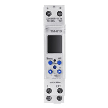 TM610 Interruttore Timer Programmabile a 7 Giorni 24 Ore Modulo Singolo DIN Rail 18mm 220V