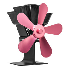 5 Pale Ventilatore a Fiamma Alimentato a Calore per Camino a Legna Eco-Friendly