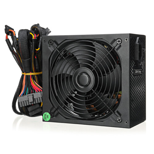 1500W Voeding Actieve PFC Computer PC PSU 24Pin SATA LED Koelventilator 80 Plus