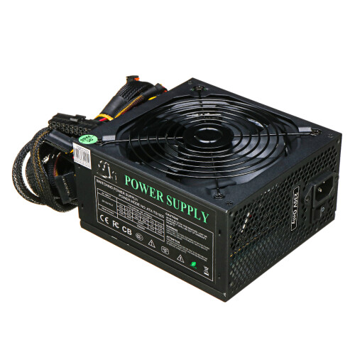 1500W Voeding Actieve PFC Computer PC PSU 24Pin SATA LED Koelventilator 80 Plus 2