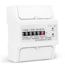 30 - 100A 230V Enkel - fase Elektrische Watt - uur Meter DIN - rail Type Installatie Huishoudelijke Energie Meter