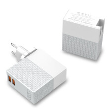 5200mAh 2 in 1 Wandreiscarger Powerbank Dubbele DC 5V USB - poorten