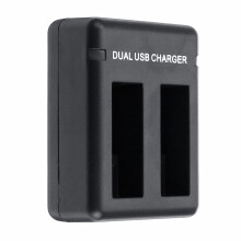 Snellader Dual Charger USB - kabel AHDBT - 501 batterij voor GoPro HERO 7 6 5