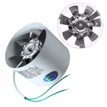 4 Inline Duct Booster Fan Air Exhaust Home Blower Grow Vent Ventilator Kitchen Ventilation Fan"