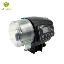 Mrosaa LCD Elettronico Automatico Dispenser di Mangime per Pesci Timer Macchina di Alimentazione Automatica per Acquario Timer per Alimentatore A