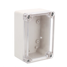 Scatola di progetto elettronico impermeabile in plastic trasparente involucro custodia per progetto elettronico 100x68x50mm