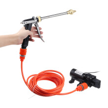 12v 100W 200PSI Auto Waspomp Spuiter Kit Gereedschap Hoge Druk Zelfaanzuigende Auto Wasmachine Spuiter Reinigingsset met Spuitpijp