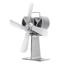 4 Ventole a Legna a Calore con 4 Piccole Pale per Caminetto a Legna Eco Fan