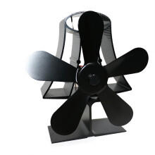 5 Pale Calore Ventilatore per Stufa a Legna Autonomo Silenzioso Ecofan