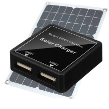 Doe - het - zelf Zonnepaneel Aansluitdoos Dubbele USB Spanningregelaar