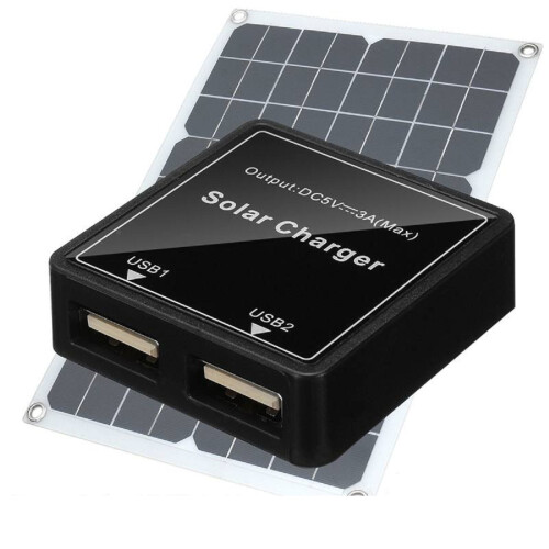 Doe - het - zelf Zonnepaneel Aansluitdoos Dubbele USB Spanningregelaar