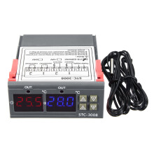 110 - 220V STC - 3028 Display Temperatuur Vochtigheid Thermostaat Controller Temperatuur Vochtigheid Controle Thermometer Hygrometer Controller