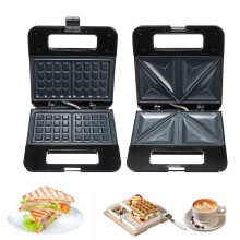 220V 750W Macchina per Waffle e Sandwich electric da kitchen per Colazione