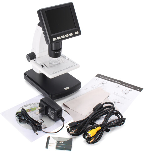 3.5 inch LCD Digitaal Microscoop 5.0 Megapixel Beeldsensor USB 500X Vergroting 1